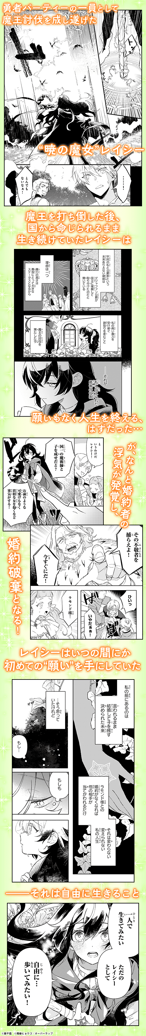 暁の魔女レイシーは自由に生きたい