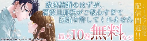 『政略結婚のはずが、溺愛旦那様がご執心すぎて離婚を許してくれません』配信間近！！