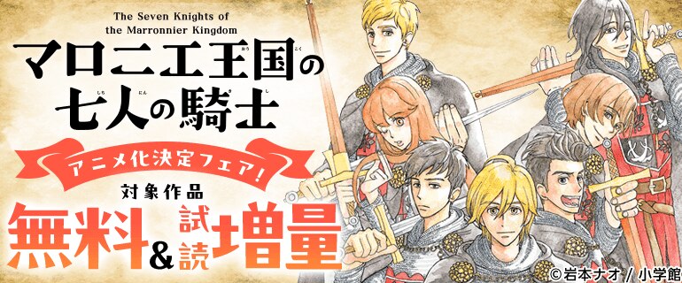 『マロニエ王国の七人の騎士』アニメ化決定フェア！