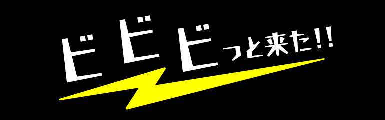 ビビビっと来た！