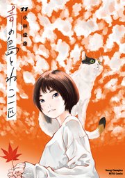 青の島とねこ一匹