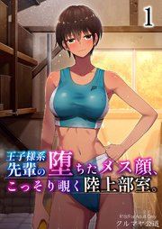 王子様系先輩の堕ちたメス顔、こっそり覗く陸上部室。 1