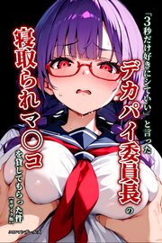 「3秒だけ好きにシていい」と言ったデカパイ委員長の寝取られマ〇コを貸してもらった件【モザイク版】
