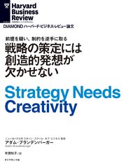 戦略の策定には創造的発想が欠かせない