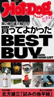 Hot－Dog PRESS (ホットドッグプレス) no．533 買い物の達人10人の買ってよかった BEST BUY with WISH LIST