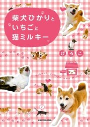 柴犬ひかりといちごと猫ミルキー