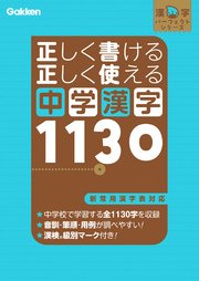 正しく書ける 正しく使える 中学漢字1130