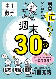 毎日忙しい！ひとのための週末30分 中1数学
