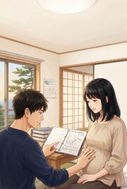 海辺の別荘で妻と義妹と看護師と従姉、四つの基礎体温表を全部高温期に揃える 1巻