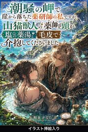 潮騒の岬で崖から落ちた薬研師の私ですが、山猫獣人の薬師頭が塩の薬湯と毛皮で介抱してくださいました（挿絵版）